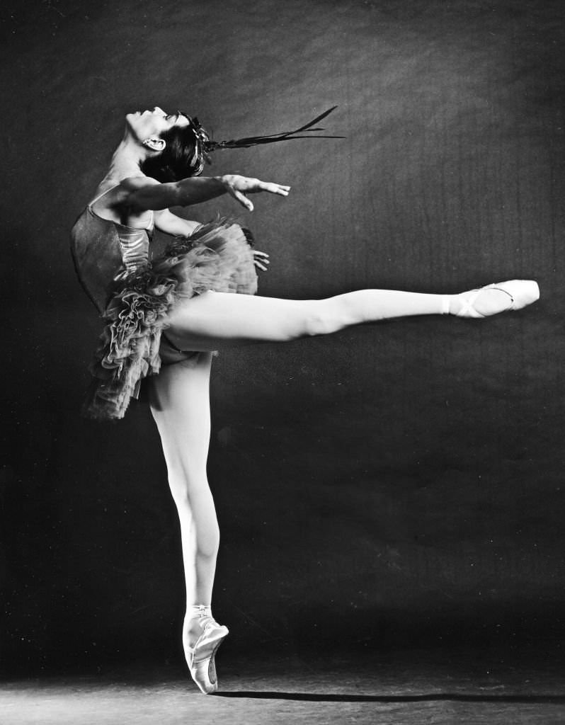 #26 Maria Tallchief performing ‘Firebird’ at the NYC Ballet, September 19, 1963.