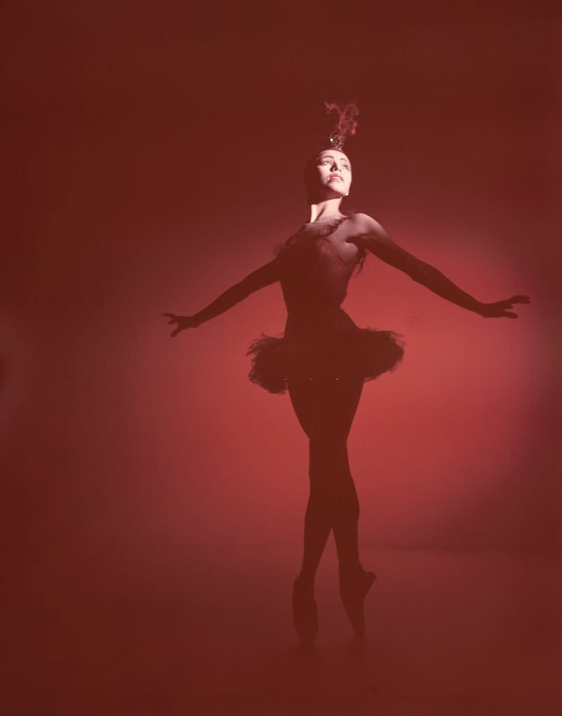 #93 Maria Tallchief in ‘Firebird’ ballet by George Balanchine for the New York City Ballet, 1950.