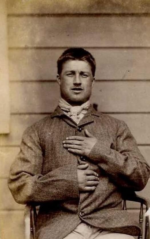 #31 Eli Jones (b. 1866, England). Charged with forgery & uttering and sentenced to 2 years on April 8, 1885 (Christchurch), 1886.