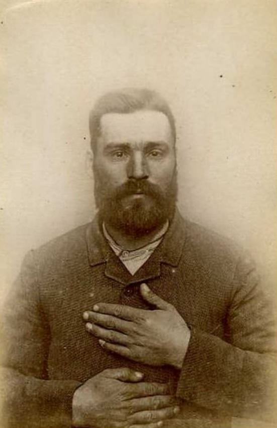 #33 Frank Barker (b. 1857, France). Charged with cutting & wounding and sentenced to 18 months on April 8, 1885 (Auckland), 1886