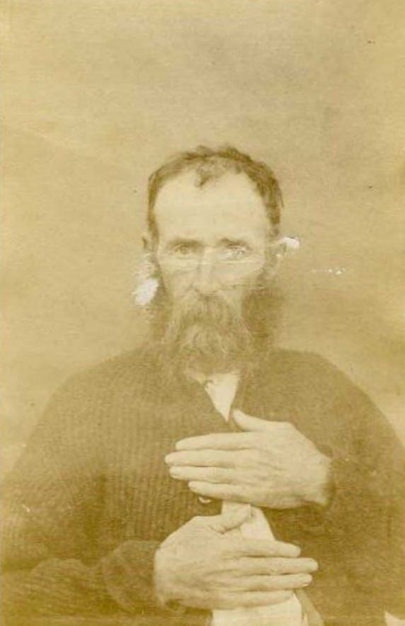 #8 Andrew Munro alias Richard/Richards (b. 1839, USA). Charged with traveling by steamer without paying his fare and sentenced to 1 month in gaol on January 30, 1886 (Auckland). Photograph taken on February 22, 1886.