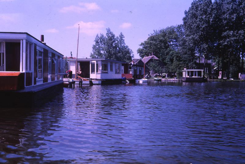 #3 Canal houseboats, Netherlands, 1966