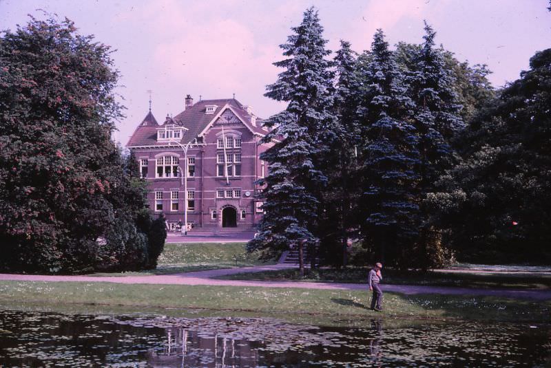 #35 Pond at De Haar Castle, Utrecht, Netherlands, 1966