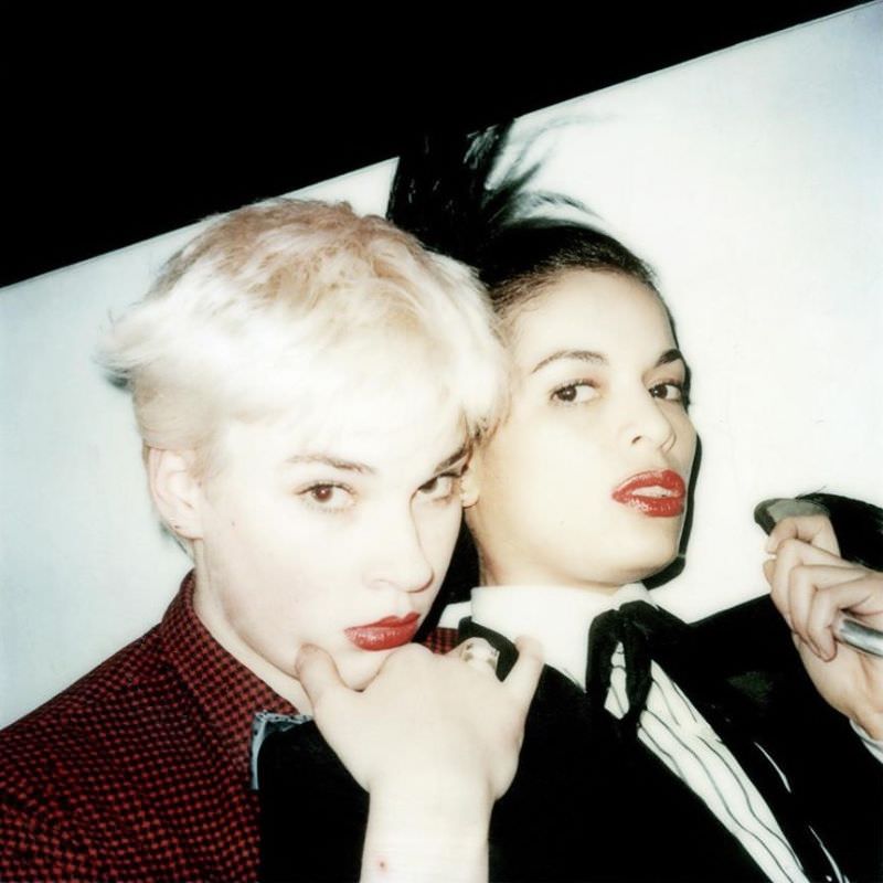 #7 Edwige Belmore and Bianca Jagger