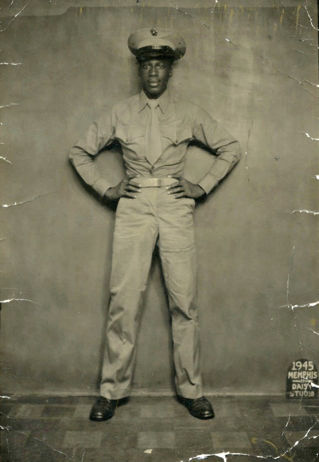 #17 Marine at Daisy Studio on Beale Street, Memphis, Tennessee, 1945