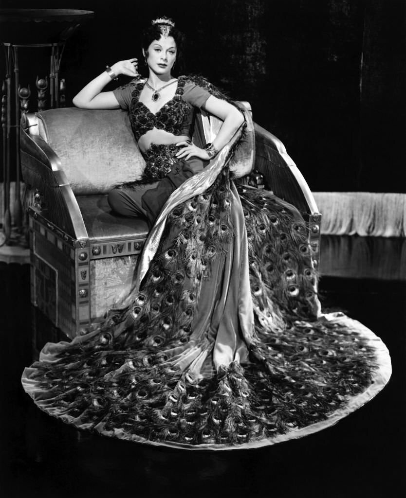 Actoress Hedy Lamarr in a scene from the movie ‘Samson And Delilah’, 1949