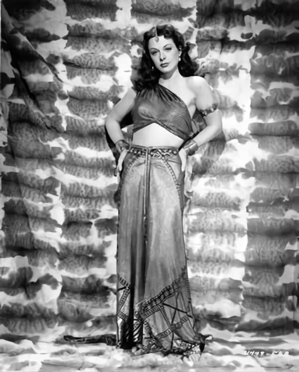 Hedy Lamarr posed publicity portrait by ‘Samson and Delilah’, 1949