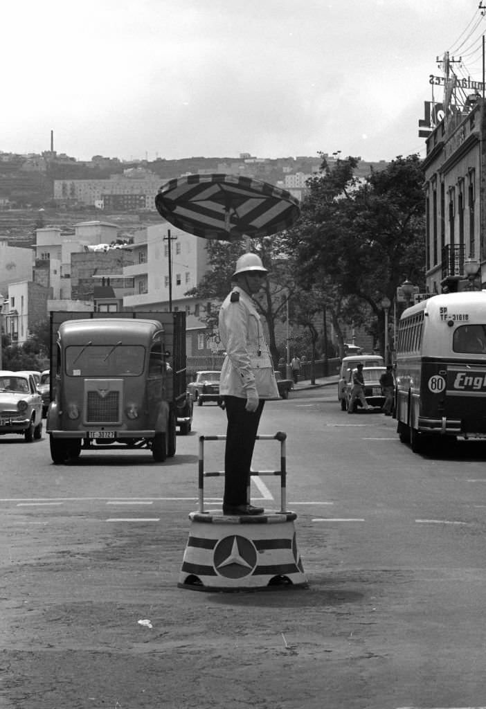#1 Urban guard in Santa Cruz de Tenerife, Canary Islands, Spain, 1965.
