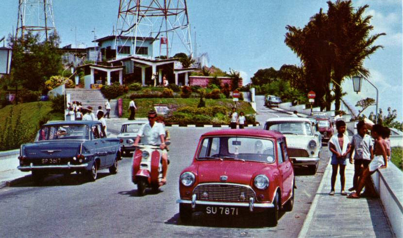 #142 On Mount Faber Hill, Singapore in the 1960s.