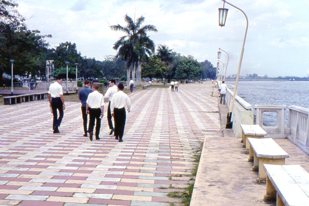 #155 Singapore coastal road in 1965.