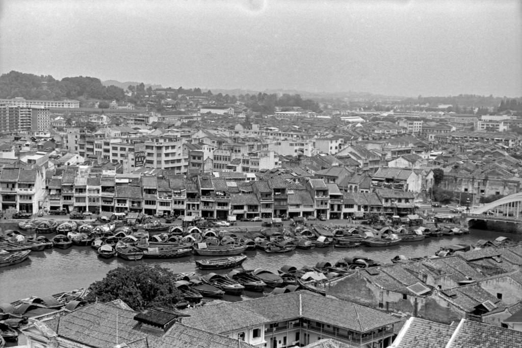 #71 Panoramic view of the city of Singapore, 1962