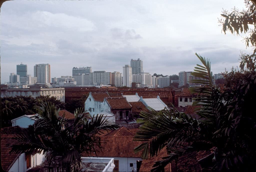 #5 China Town and Skyline, Singapore, 1977