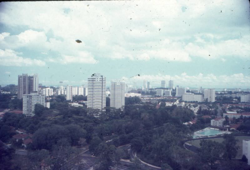#60 Singapore skyline, 1978