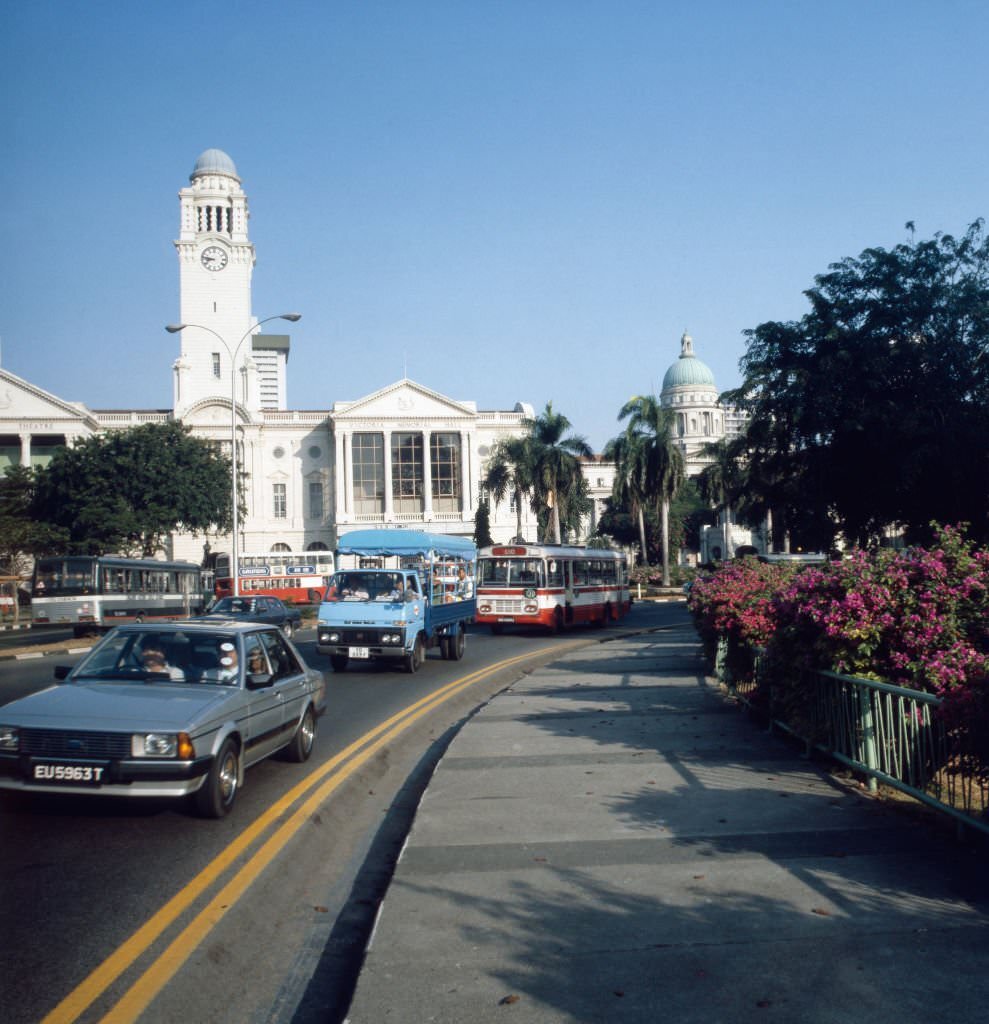 #18 Visitation of the Victoria Theatre and Concert Hall in the city of Singapore, 1980s.
