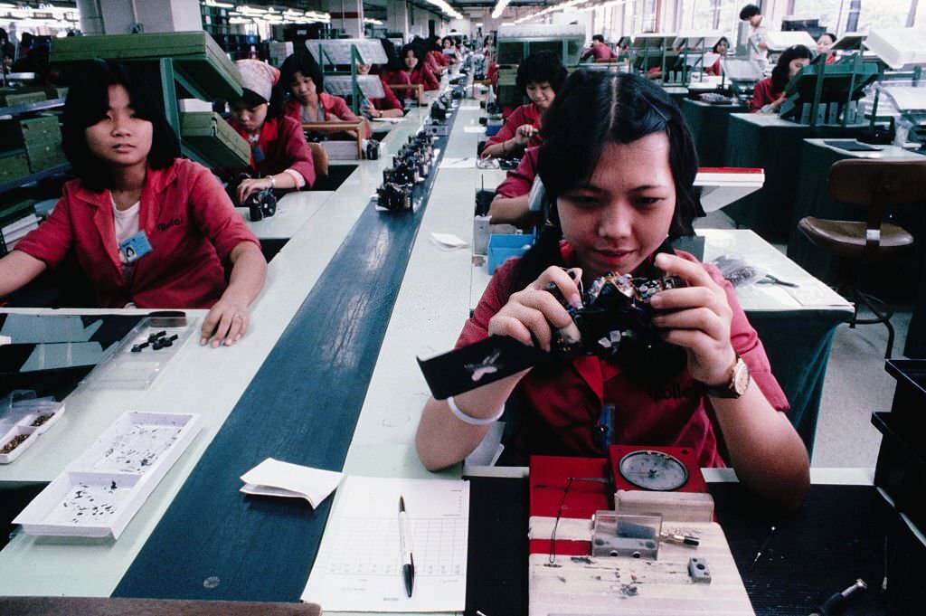 #71 Camera Assembly Workers in Singapore, 1980s