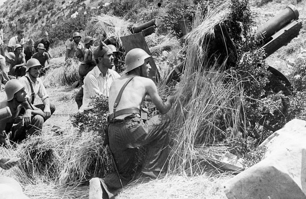 #105 Spanish Civil War Front of Huesca, 1936