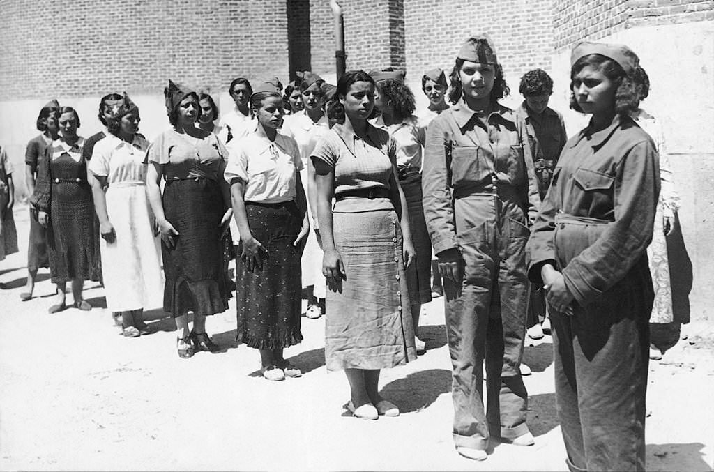 #111 Female Republican Troops in Madrid, 1936