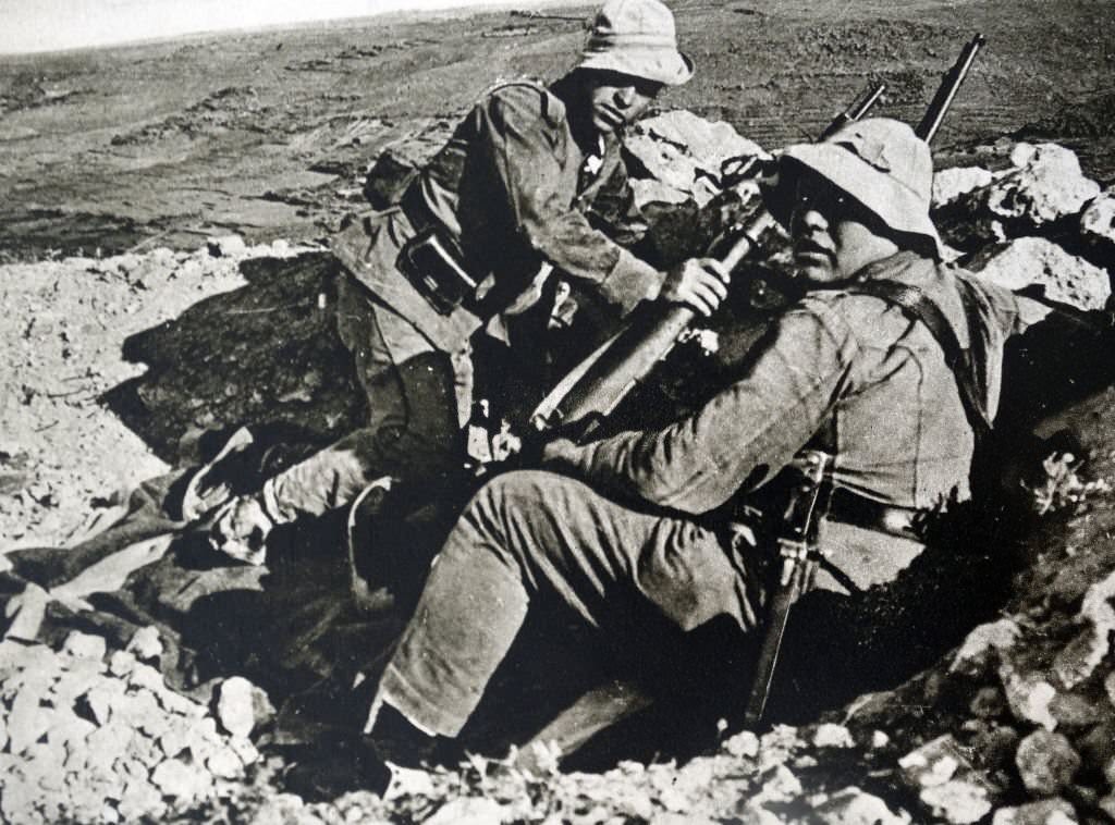 #119 Spanish troops during the Spanish Civil War.