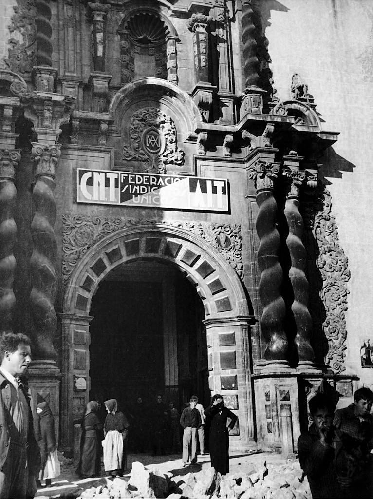 #157 The Church of Vinaros seized by Nationalist Troops, 1938