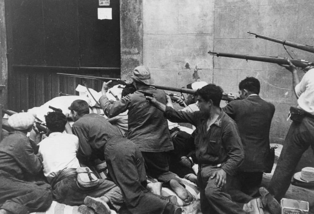 #26 Rebel uprising in Madrid during the Spanish Civil War.