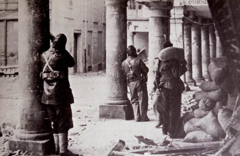 #38 Action at Teruel, during the Spanish Civil War. The combatants fought the battle between December 1937 and February 1938, during the worst Spanish winter in twenty years.