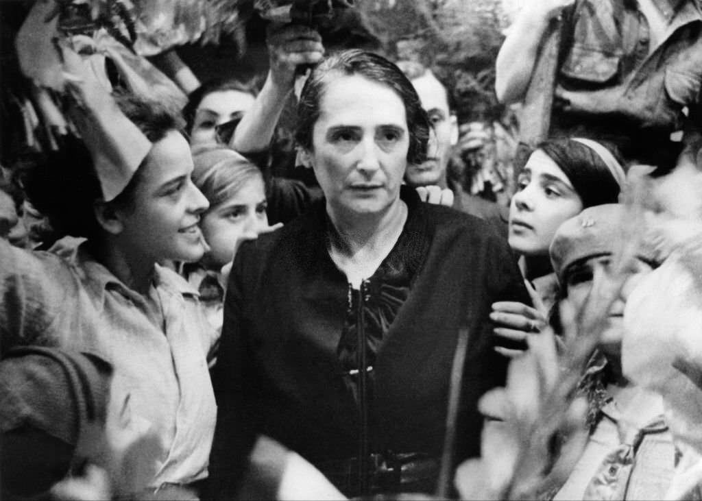#8 La Passionaria of the Spanish Civil War, Dolores Ibarruri around 1936.