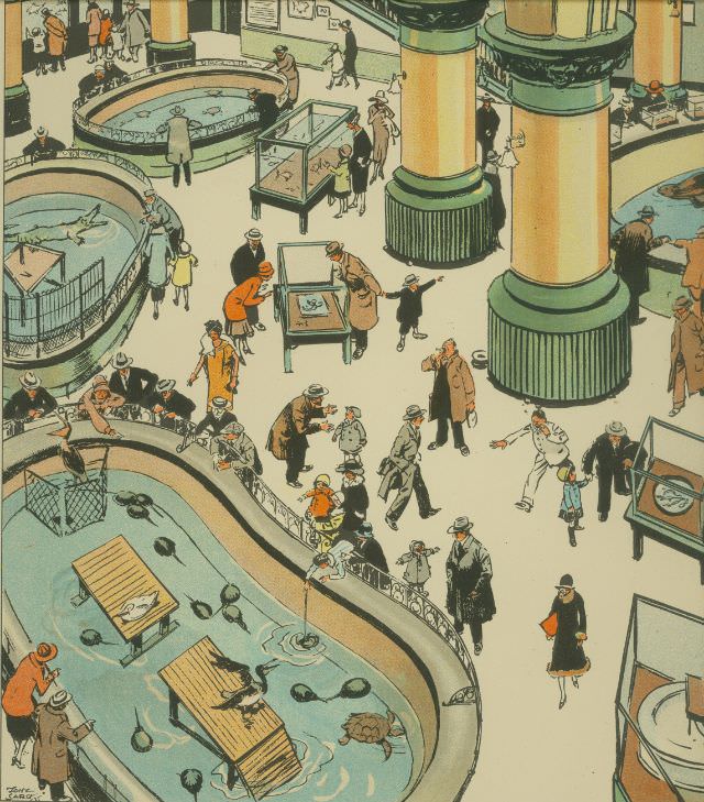 #17 The Aquarium, from “Tony Sarg’s New York”