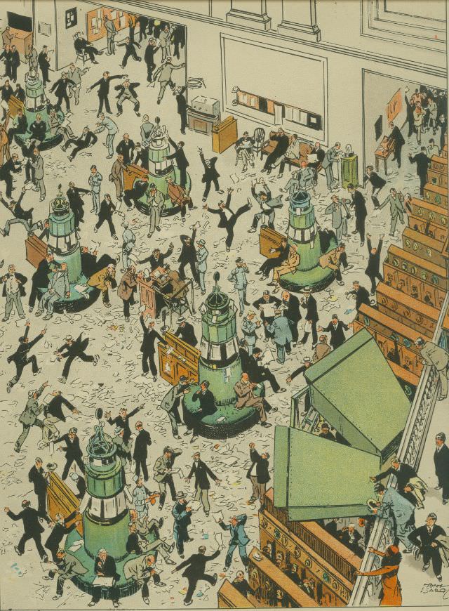 #21 The Stock Exchange, from “Tony Sarg’s New York”