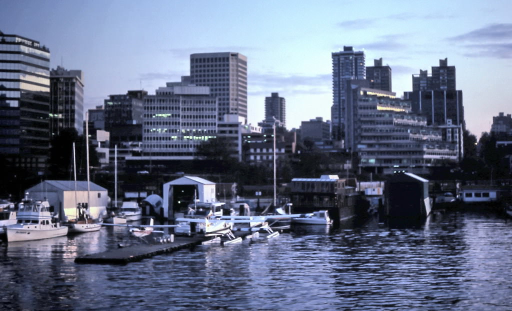 #81 Coal Harbour view of Vancouver’s West End 1983.