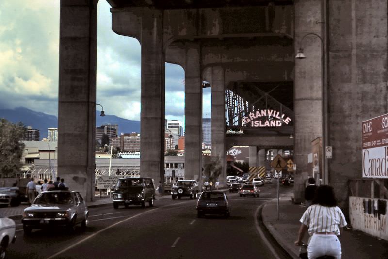 #2 Entrance to Granville Island, under the Granville Street Bridge, Vancouver, 1984