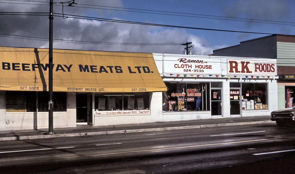#116 Beefway Meats and R.K. Foods on Main Street, Vancouver in 1984.