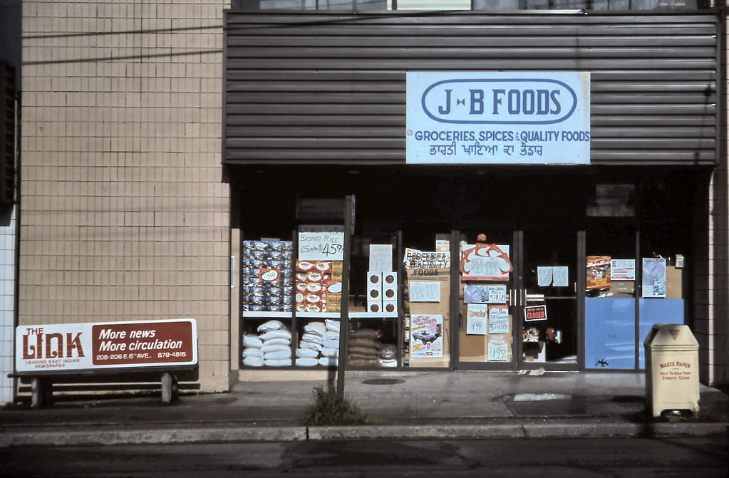 #144 J&B Foods on Main Street, Vancouver in 1984