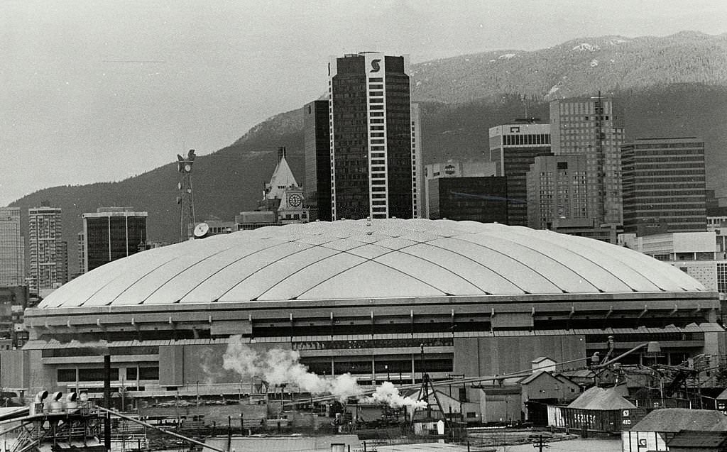 #139 Operation of one of the newest of domed stadia, Vancouver, 1980s