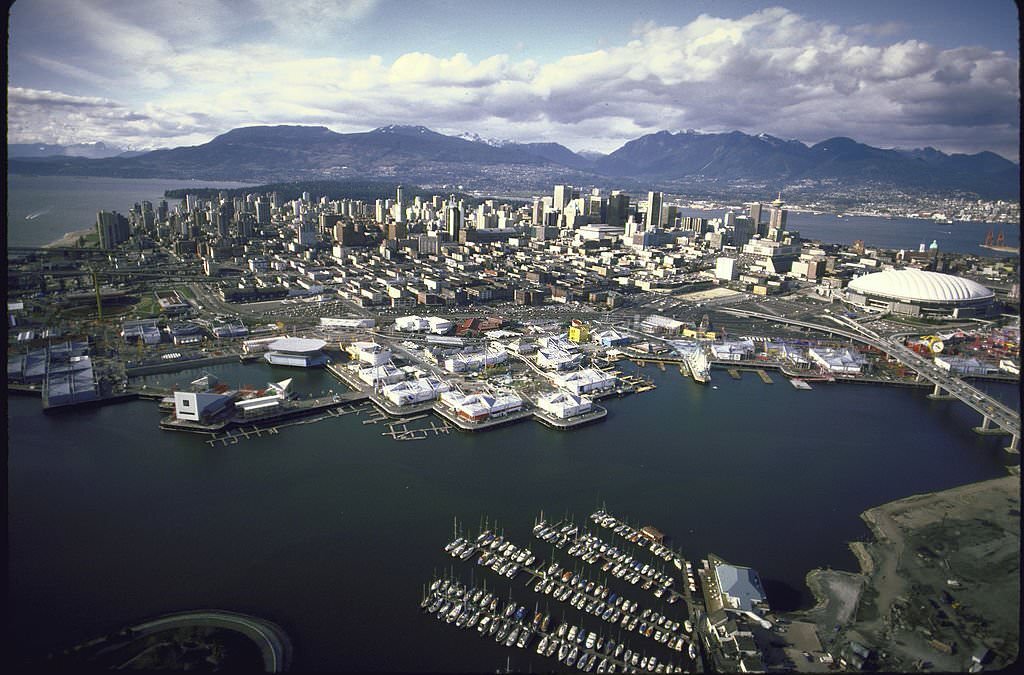 #178 Vancouver, Canada, host of Canadian World, 1986