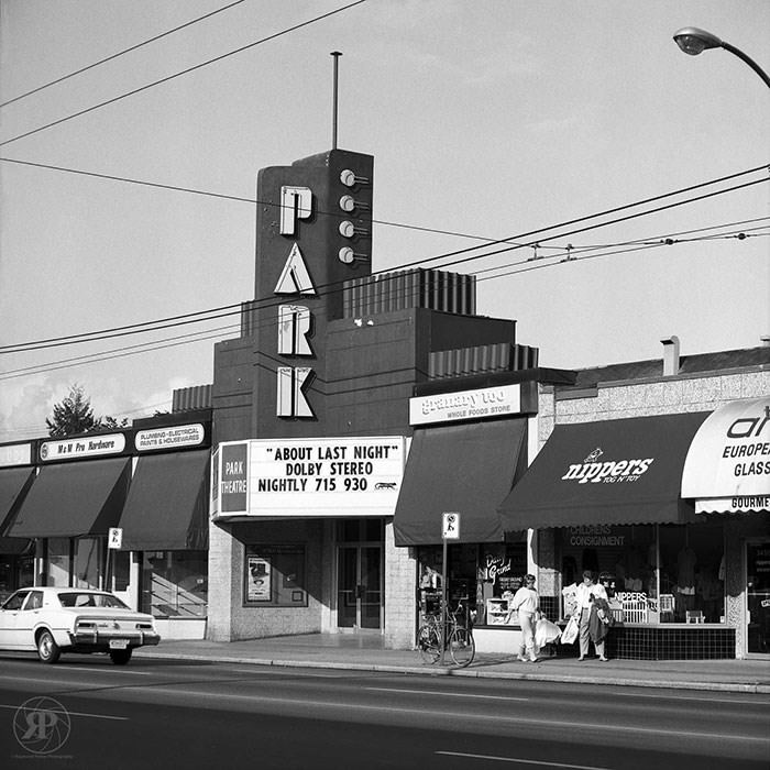 #29 Park Theatre, Cambie Street, Vancouver, 1986