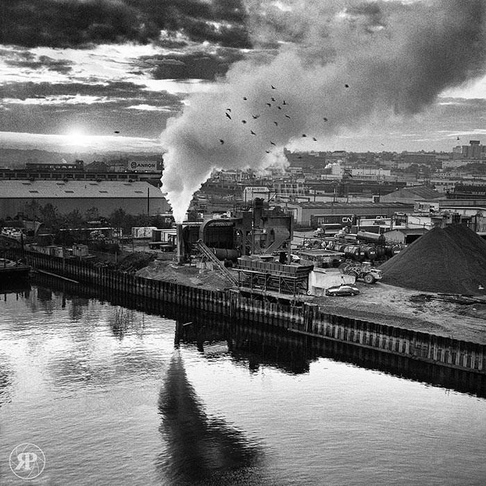 #84 Industry, False Creek, 1984