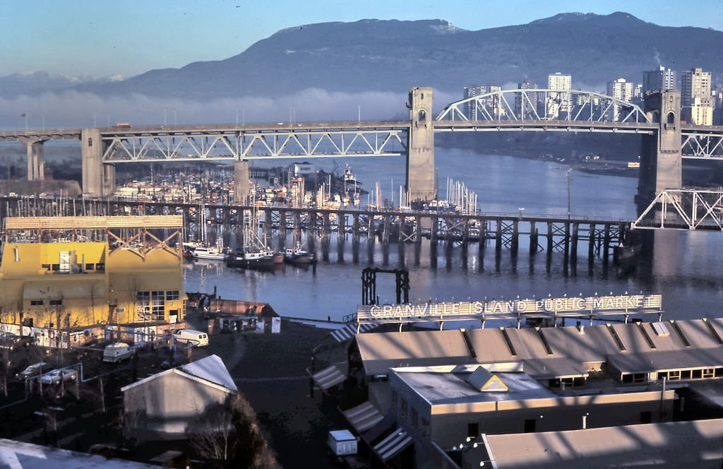 #70 Granville Island Bridges View, Vancouver, 1980.