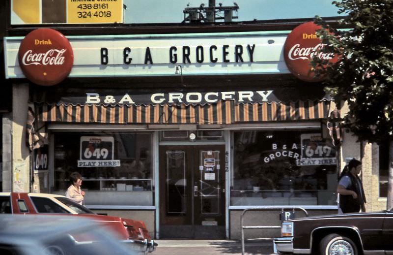 #23 B&A Grocery store at 4172 Main Street, Vancouver, 1984