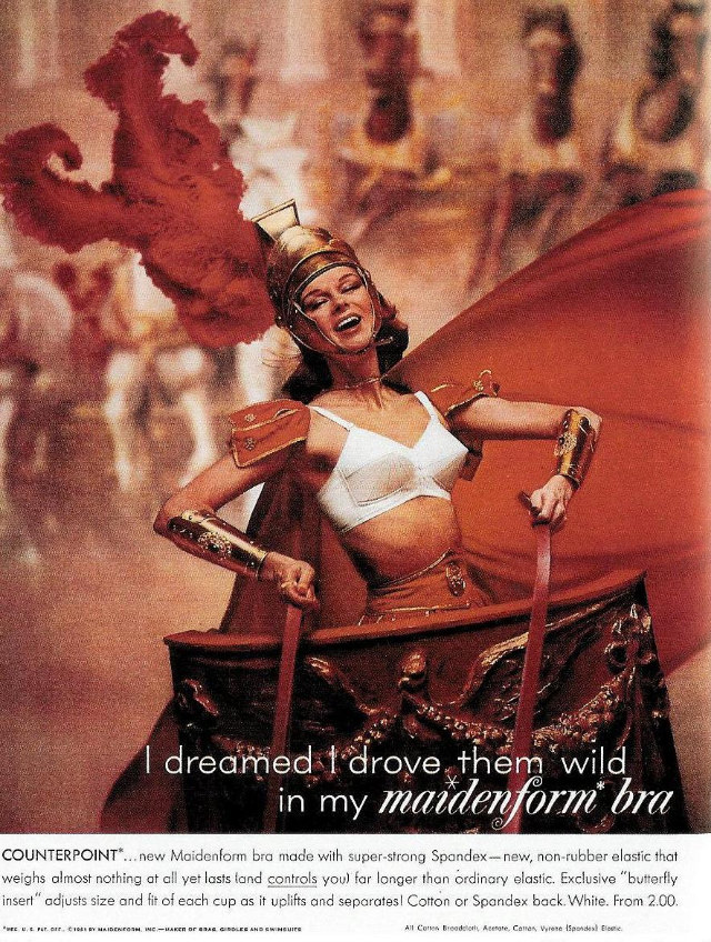 &;I Dreamed..&;: Vintage Maidenform Bra Ads from the 1940s and 1950s Vintage Ads