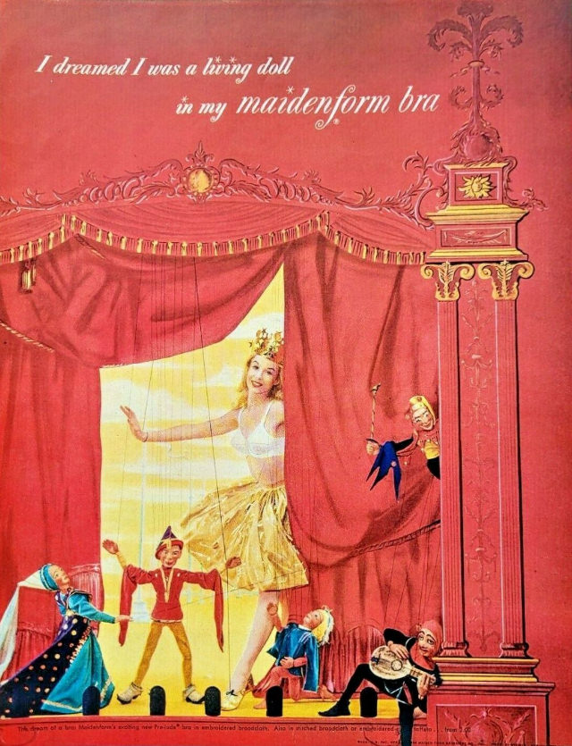 &;I Dreamed..&;: Vintage Maidenform Bra Ads from the 1940s and 1950s Vintage Ads