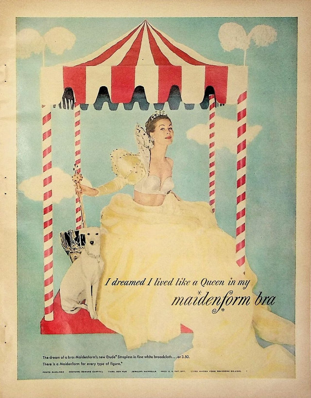 &;I Dreamed..&;: Vintage Maidenform Bra Ads from the 1940s and 1950s Vintage Ads