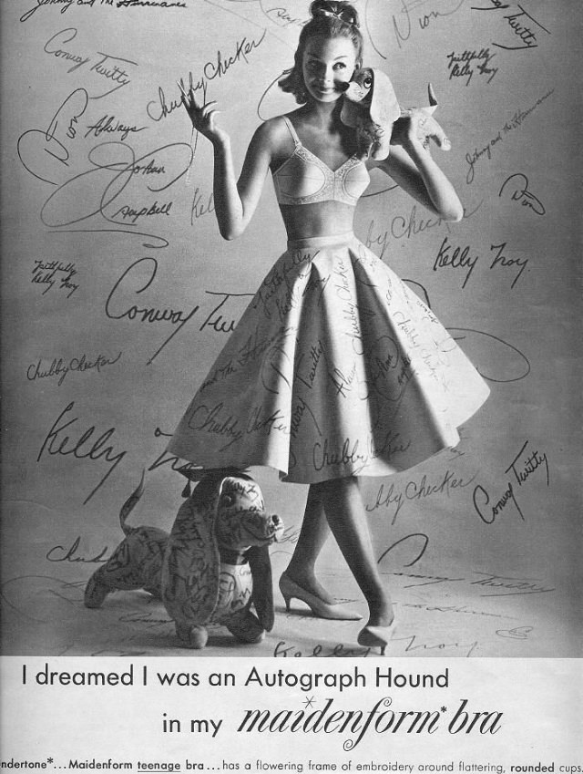 &;I Dreamed..&;: Vintage Maidenform Bra Ads from the 1940s and 1950s Vintage Ads