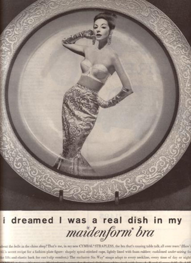 &;I Dreamed..&;: Vintage Maidenform Bra Ads from the 1940s and 1950s Vintage Ads