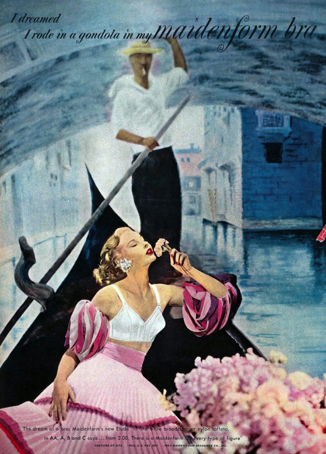 &;I Dreamed..&;: Vintage Maidenform Bra Ads from the 1940s and 1950s Vintage Ads