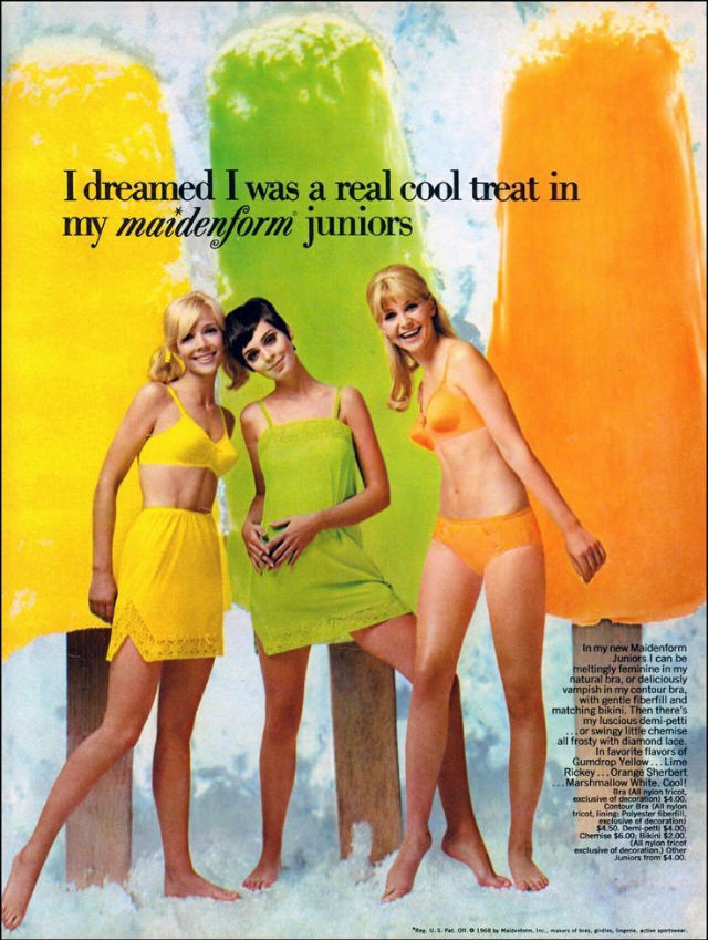 &;I Dreamed..&;: Vintage Maidenform Bra Ads from the 1940s and 1950s Vintage Ads