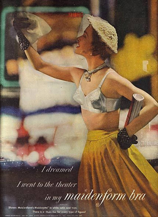 &;I Dreamed..&;: Vintage Maidenform Bra Ads from the 1940s and 1950s Vintage Ads