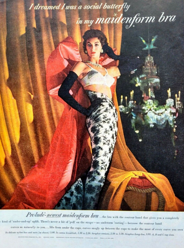 &;I Dreamed..&;: Vintage Maidenform Bra Ads from the 1940s and 1950s Vintage Ads