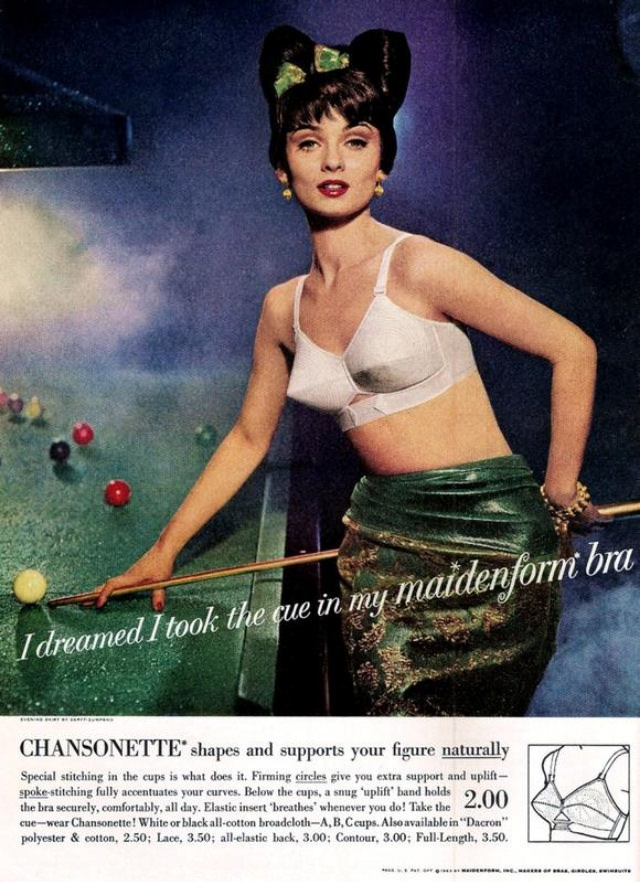 &;I Dreamed..&;: Vintage Maidenform Bra Ads from the 1940s and 1950s Vintage Ads