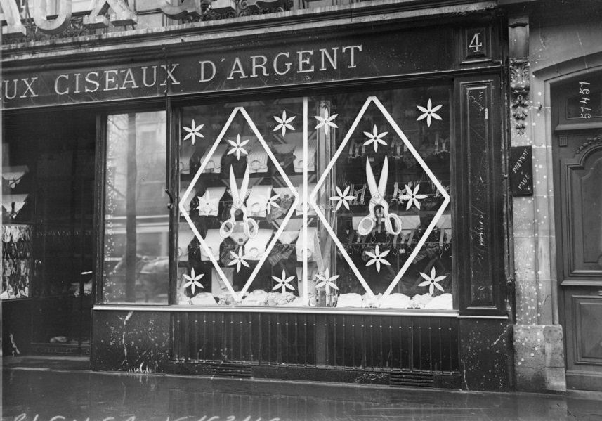 During World War I, Shops in Paris Built Styling Anti-Bombing Windows WWI