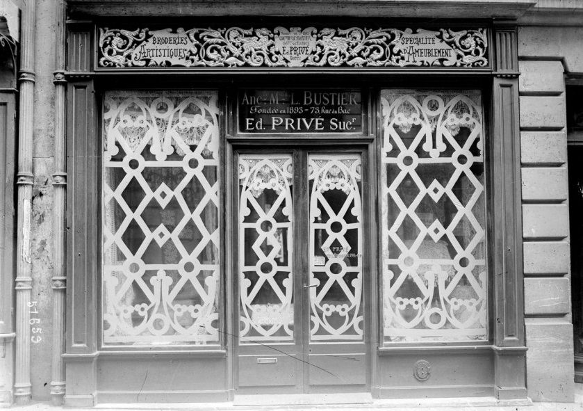 During World War I, Shops in Paris Built Styling Anti-Bombing Windows WWI